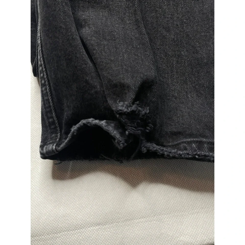 Abercrombie & Fitch Jeans WOMENS 32/14R 90s Straight Ultra High Rise Distressed - Picture 16 of 16